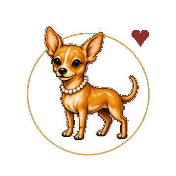Perrita de La Lola invitándote a reservar